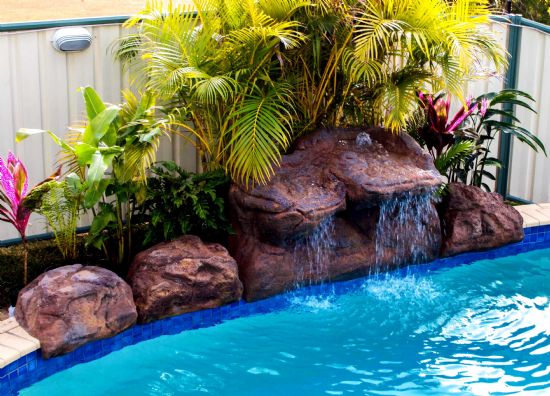 Swimming Pools  - PWF-003 PoolWaterfall